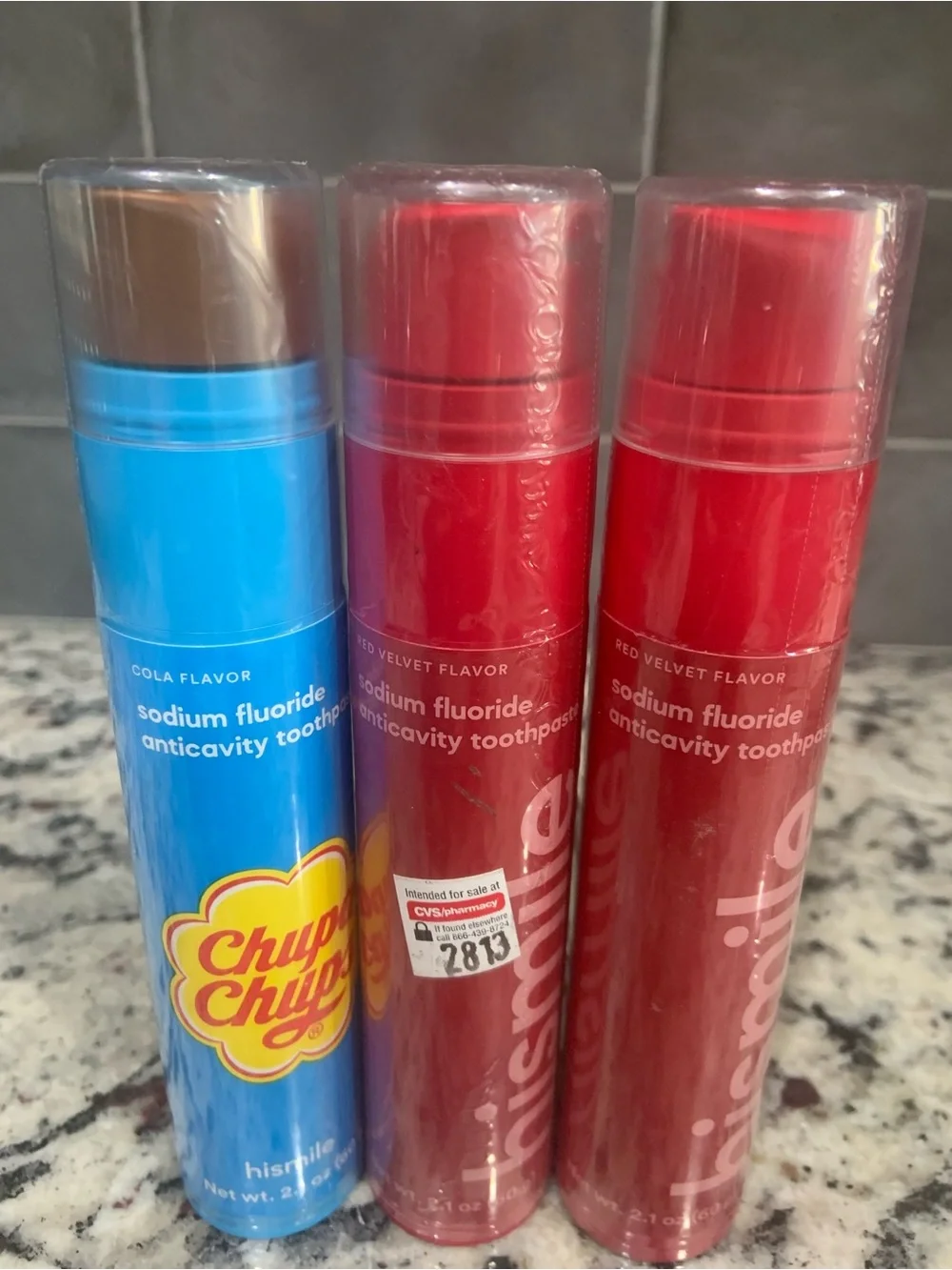 Bundle of 3 Hismile Toothpastes for Binx325
